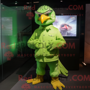 Lime Green Bald Eagle...