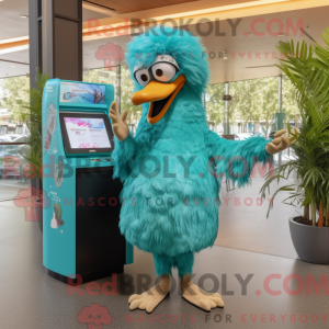 Turkis struds maskot...