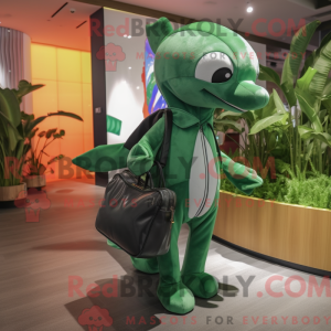 Forest Green Dolphin mascot...