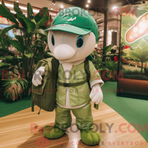 Forest Green Dolphin mascot...
