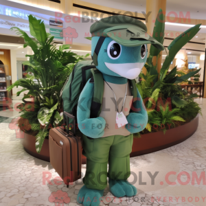 Forest Green Dolphin mascot...