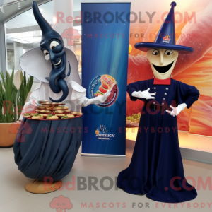 Navy Fajitas mascot costume...
