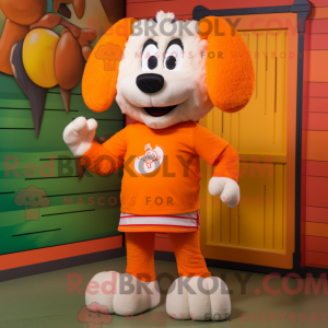 Orange Shepard S Pie maskot...