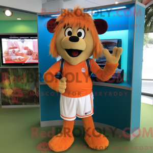Orange Shepard S Pie mascot...