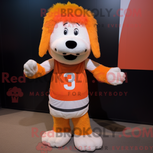 Orange Shepard S Pie mascot...