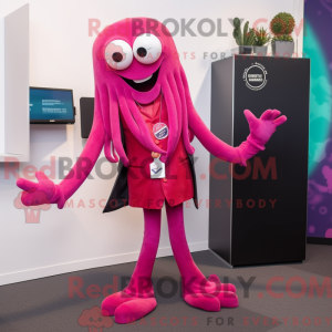 Máscara de lula Magenta com...