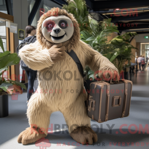 Mascotte de paresseux géant...