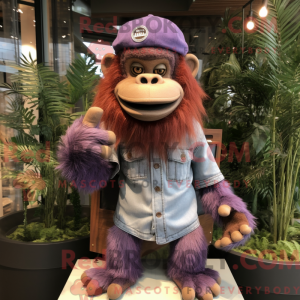 Lawendowa maska orangutang...