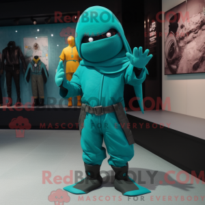 Estatueta de máscara ninja...