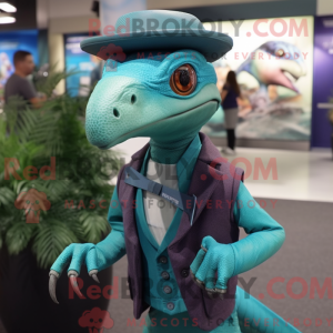 Blågrøn Dimorphodon...