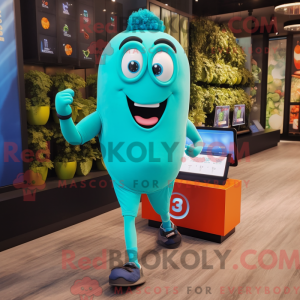 Turquoise Pepper mascot...