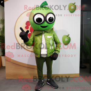 Olive Apple maskot drakt...