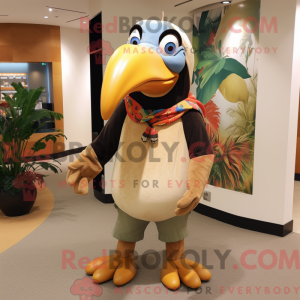 Postava maskota Tan Tucan...