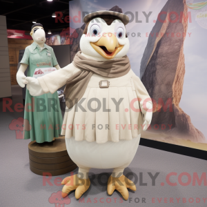 Beige pinguïn...