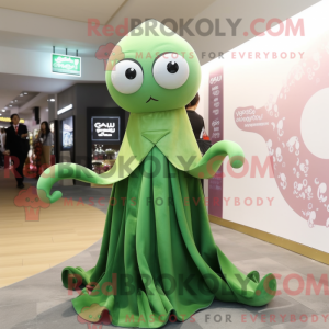 Postava maskota Olive Squid...