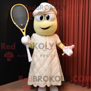 Crème tennisracket...