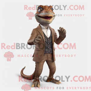 Brown Deinonychus mascot...
