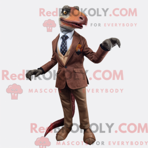 Brown Deinonychus mascot...
