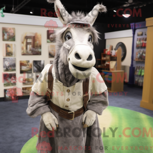 Donkey mascot costume...