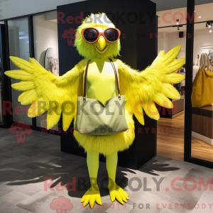 Lemon Yellow Harpy mascot...