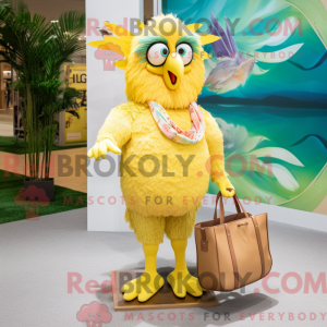 Lemon Yellow Harpy mascot...