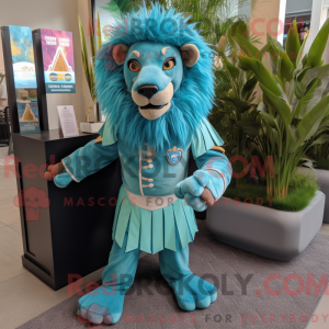 Costume de mascotte de Lion...