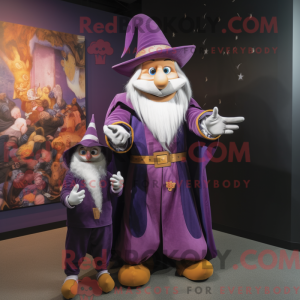 Purple Wizard mascot...
