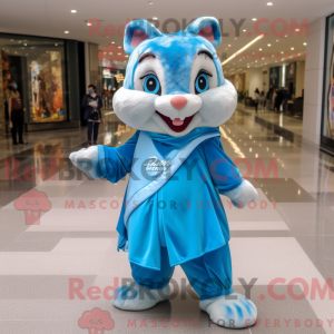 Blue Chipmunk mascot...