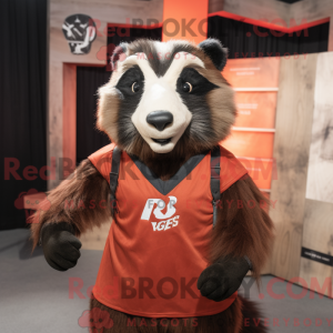 Rust Badger mascot costume...