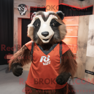 Rust Badger mascottekostuum...