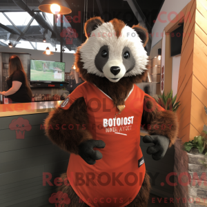 Rust Badger mascottekostuum...