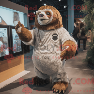Giant Sloth mascot costume...