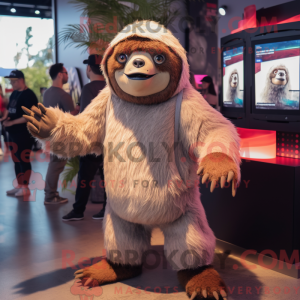 Giant Sloth mascot costume...