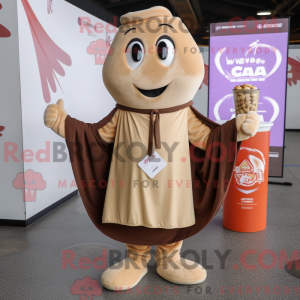 Tan Chocolates mascot...