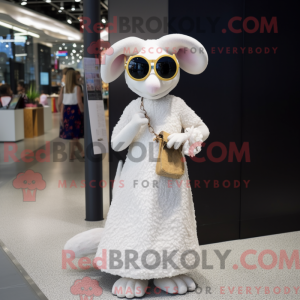 White Moussaka mascot...