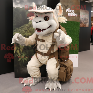 Beige Gargoyle mascot...