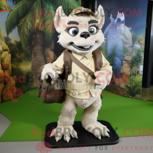Beige Gargoyle mascot...