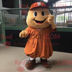 Rust Baseball Glove maskot...