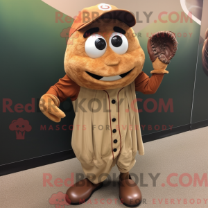 Rust Baseball Glove mascot...