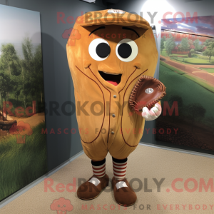 Rust Baseball Glove mascot...