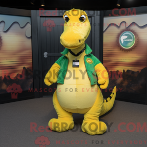 Gelbes Loch Ness Monster...