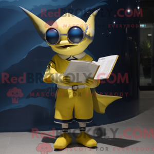 Yellow Swordfish mascot...