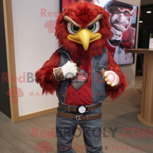 Red Hawk Maskottchen Kostüm...