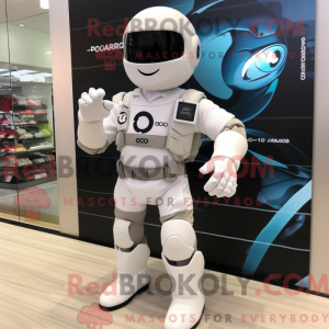 White Para Commando mascot...