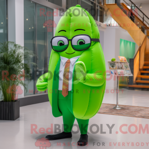 Disfraz de mascota pepino...