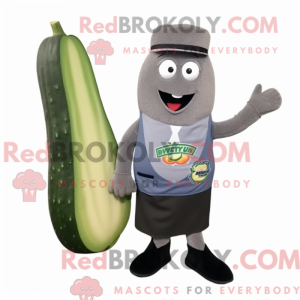 Gray Cucumber mascot...