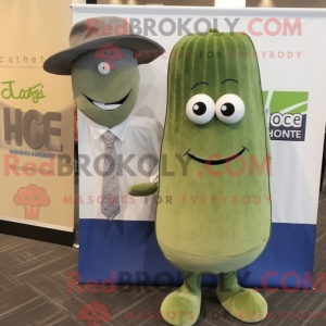 Gray Cucumber mascot...