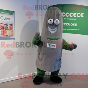 Gray Cucumber mascot...