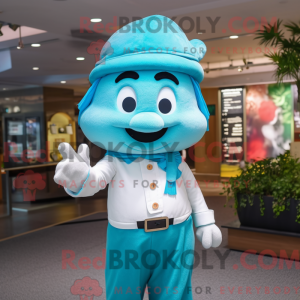 Cyan Pho Maskottchen Kostüm...
