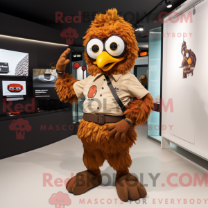 Brown Fried Chicken mascot...